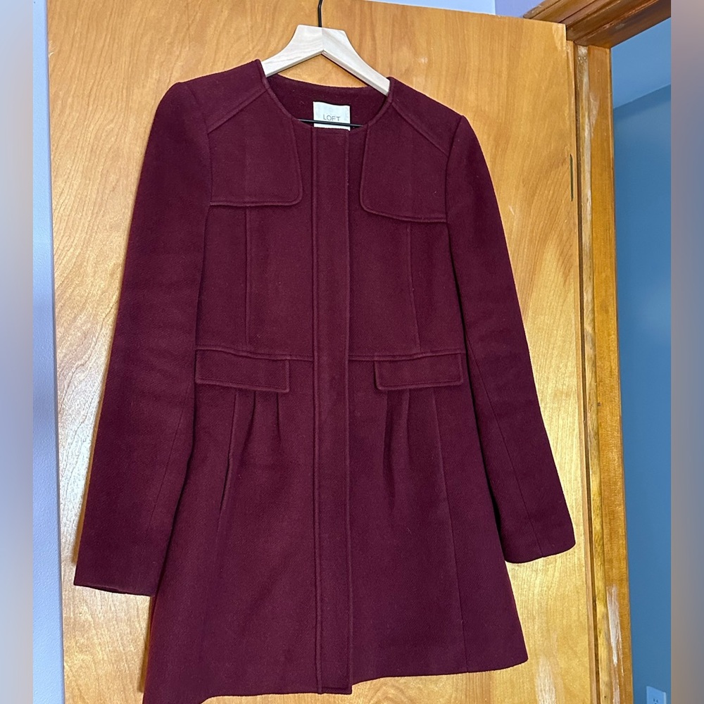 Women’s Plum Coat from Loft, Size M